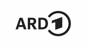 Kundenlogo ARD Das Kundenlogo der ARD in Schwarz-Weiß.