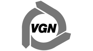 Kundenlogo VGN Das Kundenlogo der VGN in Schwarz-Weiß.